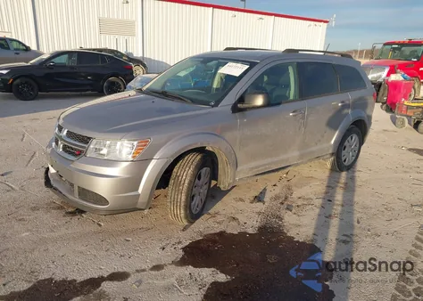 2017 Dodge Journey Se z USA, uszkodzony, nr VIN 3C4PDCAB1HT569202